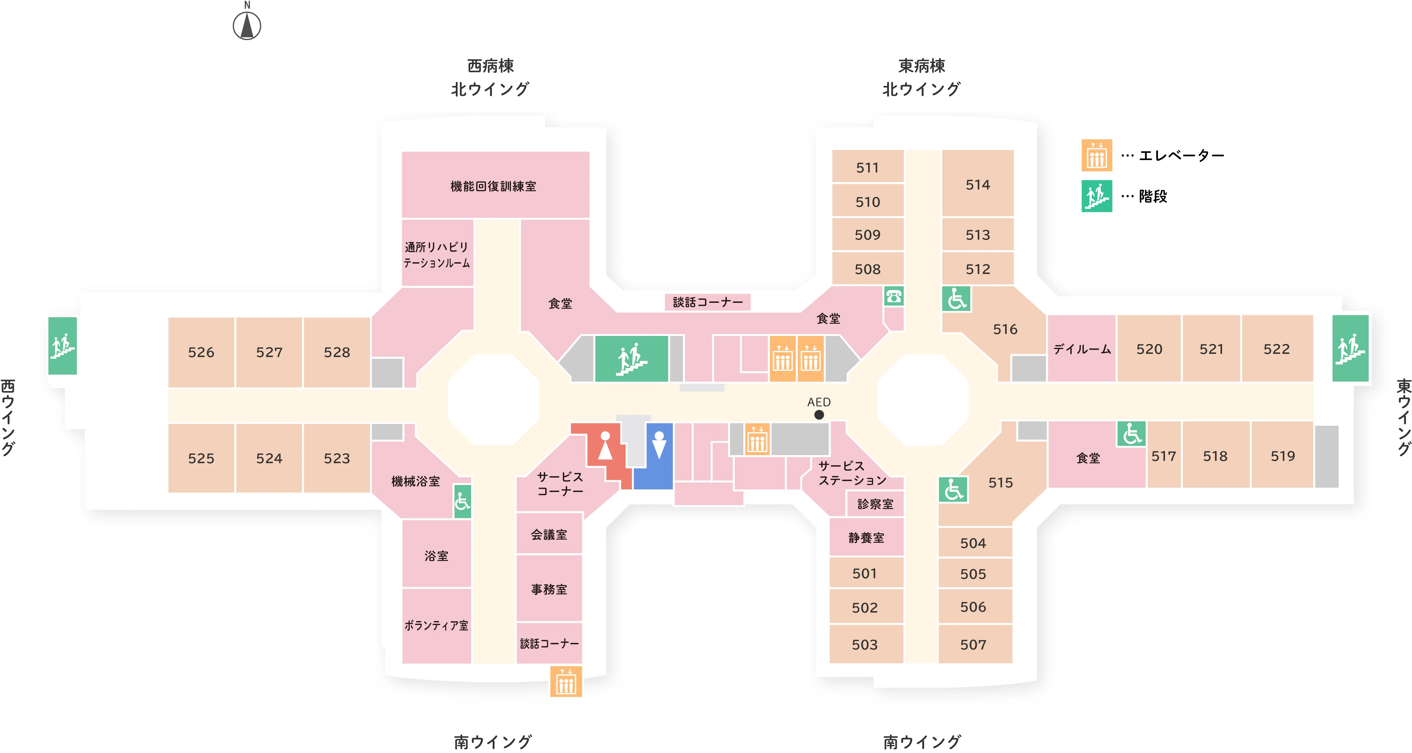 1階フロアマップ